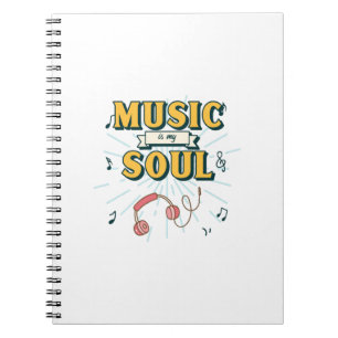 Muziek is mijn ziel notitieboek