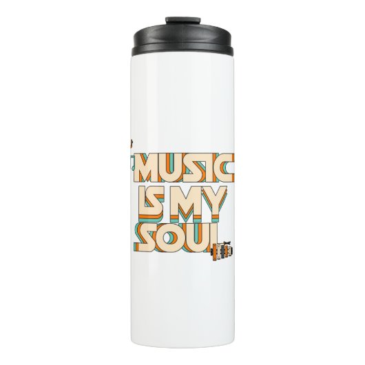 Muziek is mijn ziel thermosbeker (Voorkant)