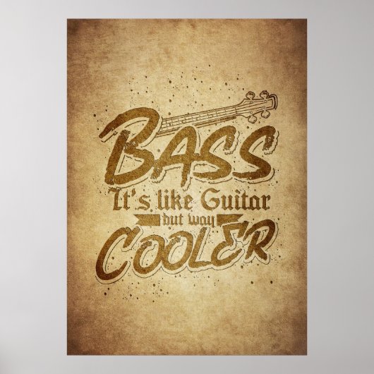Muziek is net als gitaar poster (Voorkant)