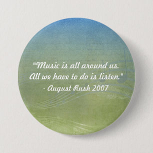 Muziek is overal in ons Button