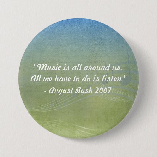 Muziek is overal in ons Button (Voorkant)
