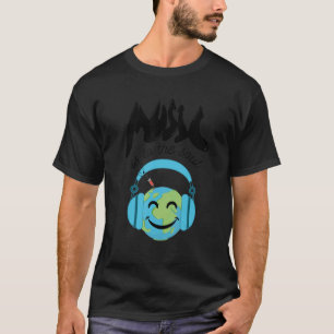 Muziek is voor de ziel wat woorden zijn voor de ge t-shirt