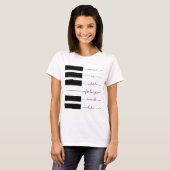 Muziek is wat gevoelens klinken als Shirt (Voorkant volledig)