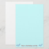 Muziek is wat voelt als Briefpapier (Voorkant / Achterkant)