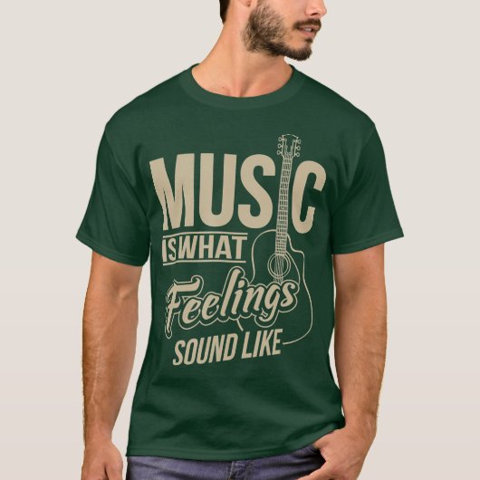 Muziek is wat voelt als t-shirt (Voorkant)