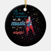 Muziek is zo heerlijk keramisch ornament (Voorkant)