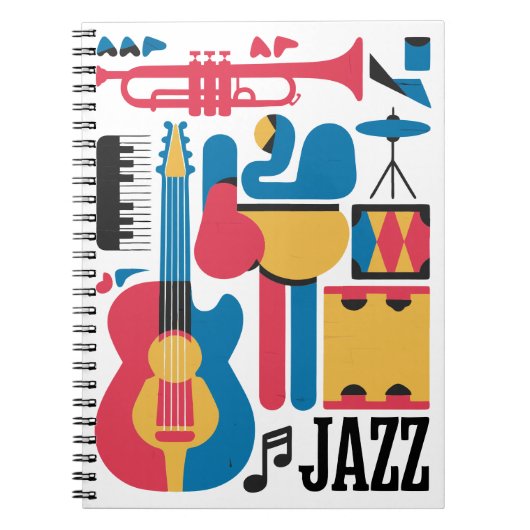 Muziek Jazz Notitieboek (Voorkant)
