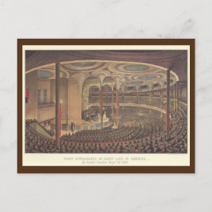  muziek, Jenny Lind, Zweedse opera Singer Briefkaart