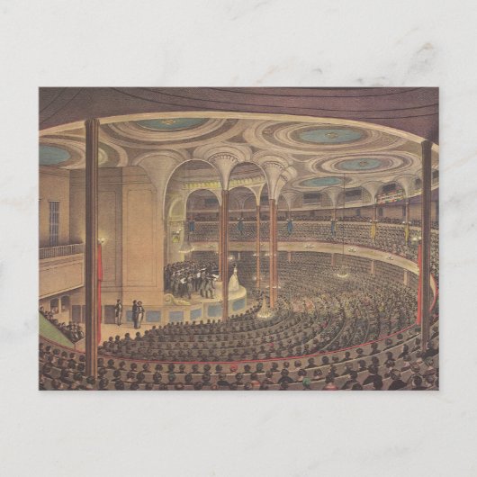  muziek, Jenny Lind, Zweedse opera Singer Briefkaart (Voorkant)