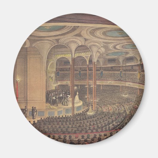  muziek, Jenny Lind, Zweedse opera Singer Magneet (Voorkant)