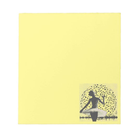 Muziek - Jezelf echoën (papeterie-versie) Notitieblok (Voorkant)