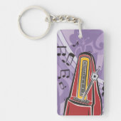 Muziek Jukebox Muziekinstrument Sleutelhanger (Voorkant)