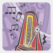 Muziek Jukebox Stickers (Voorkant)
