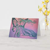 Muziek Kaart (Gele Bloem)
