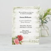  muziek kaart (Staand voorkant)