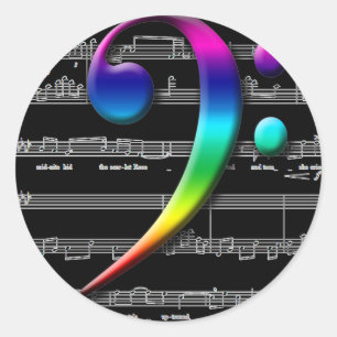 Muziek Kaarten en Stickers