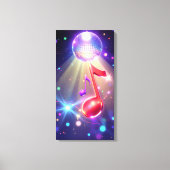 Muziek Kamer Canvas Afdruk (Voorkant)
