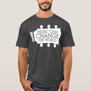 muziek kan de wereld veranderen 1 t-shirt