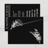  muziek, Karaoke verjaardagsfeest uitnodiging (Voorkant / Achterkant)