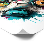 muziek kat poster  (Hoek)