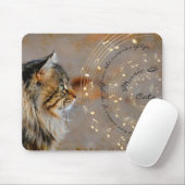 Muziek & katten Mousepad Muismat (Met muis)