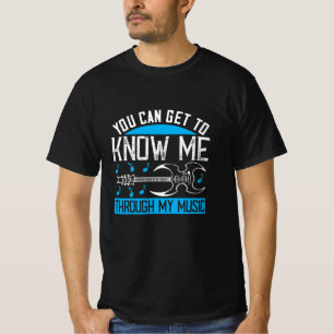 Muziek - Ken me via mijn muziek T-shirt