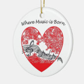 Muziek Keramisch Ornament (Links)