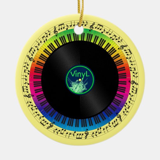 Muziek Keramisch Ornament (Voorkant)