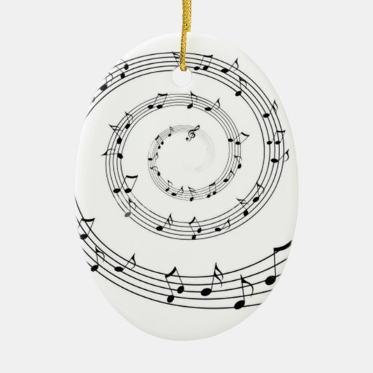 Muziek Keramisch Ornament (Voorkant)