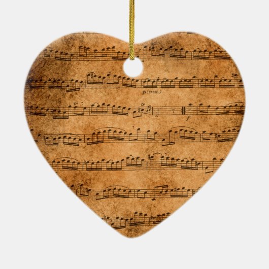 muziek keramisch ornament (Achterkant)