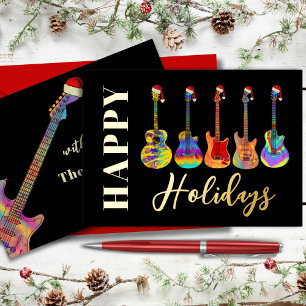 Muziek Kerst Gitaar Prettige Feestdagen Op Maat Go