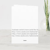 Muziek Kerst Wenskaart IJsblauw Feestdagen Kaart (Achterkant)