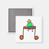 Muziek Kind Magneet (Voorkant / Achterkant)