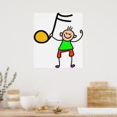 Muziek Kind Poster (Keuken)