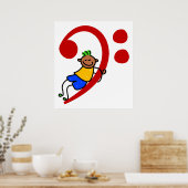 Muziek Kind Poster (Keuken)