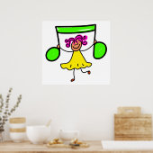 Muziek Kind Poster (Keuken)