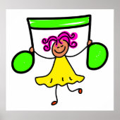 Muziek Kind Poster (Voorkant)