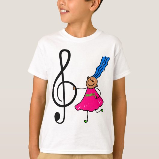 Muziek Kind T-shirt (Voorkant)