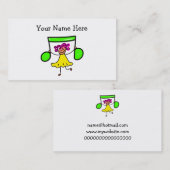 Muziek Kind Visitekaartje (Voorkant / Achterkant)