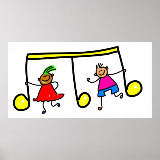 Muziek Kinder Poster (Voorkant)