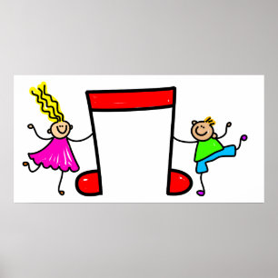 Muziek Kinder Poster