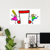 Muziek Kinder Poster (Thuiskantoor)