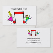 Muziek Kinder Visitekaartje (Voorkant / Achterkant)