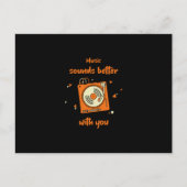 Muziek klinkt beter met jou... briefkaart (Voorkant)