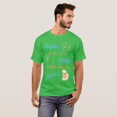 Muziek Koffie Liefhebbers grappig T-shirt (Voorkant volledig)
