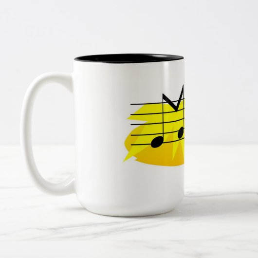 Muziek koffie mok (Links)