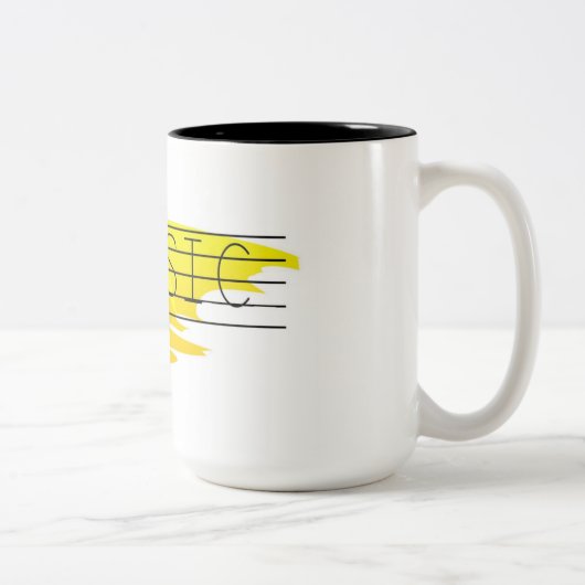 Muziek koffie mok (Rechts)