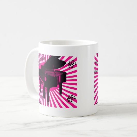 muziek koffiemok (Voorkant links)