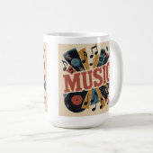 Muziek Koffiemok (Voorkant rechts)