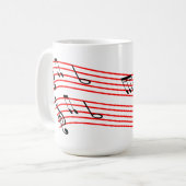 Muziek Koffiemok (Voorkant links)